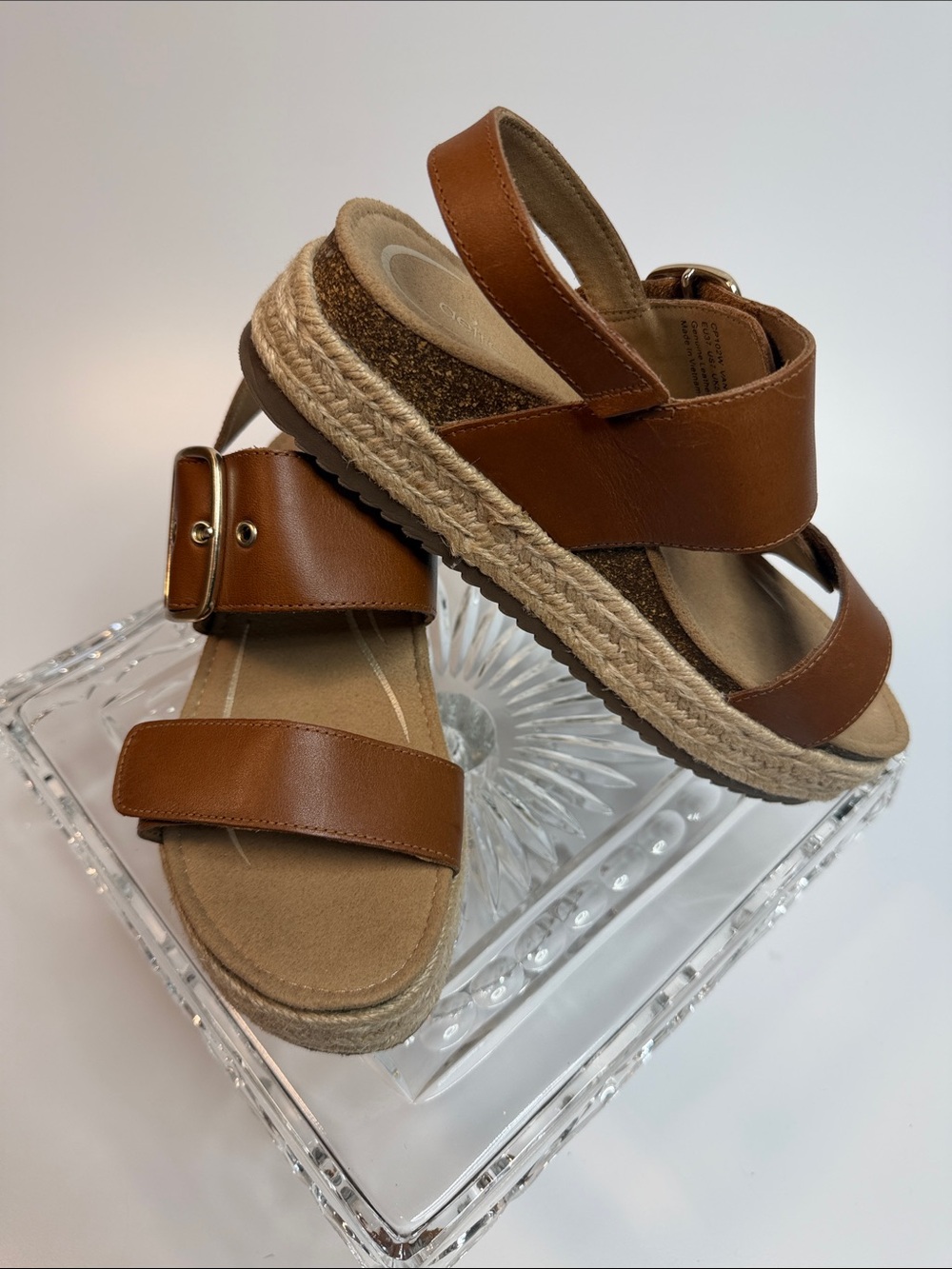 Women’s Aetrex Vania Arch Support Platform Sandal